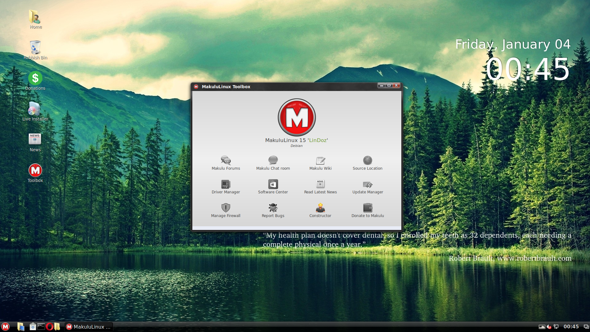 MakuluLinux desktop screenshot: 15