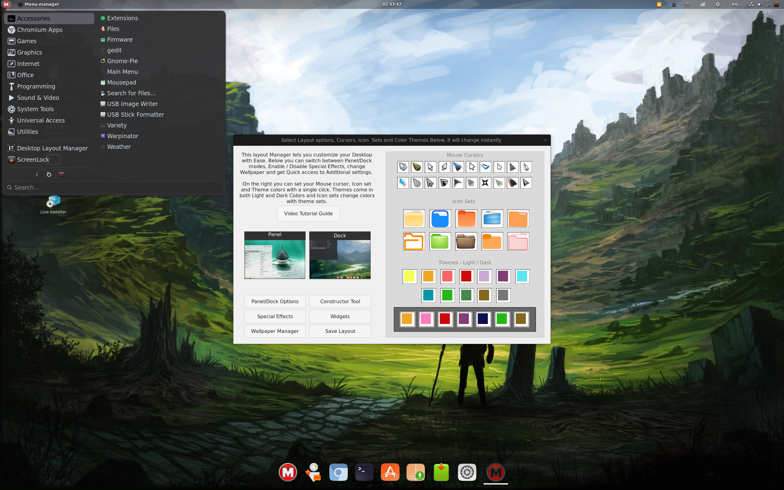 MakuluLinux desktop screenshot: 2023 06 10