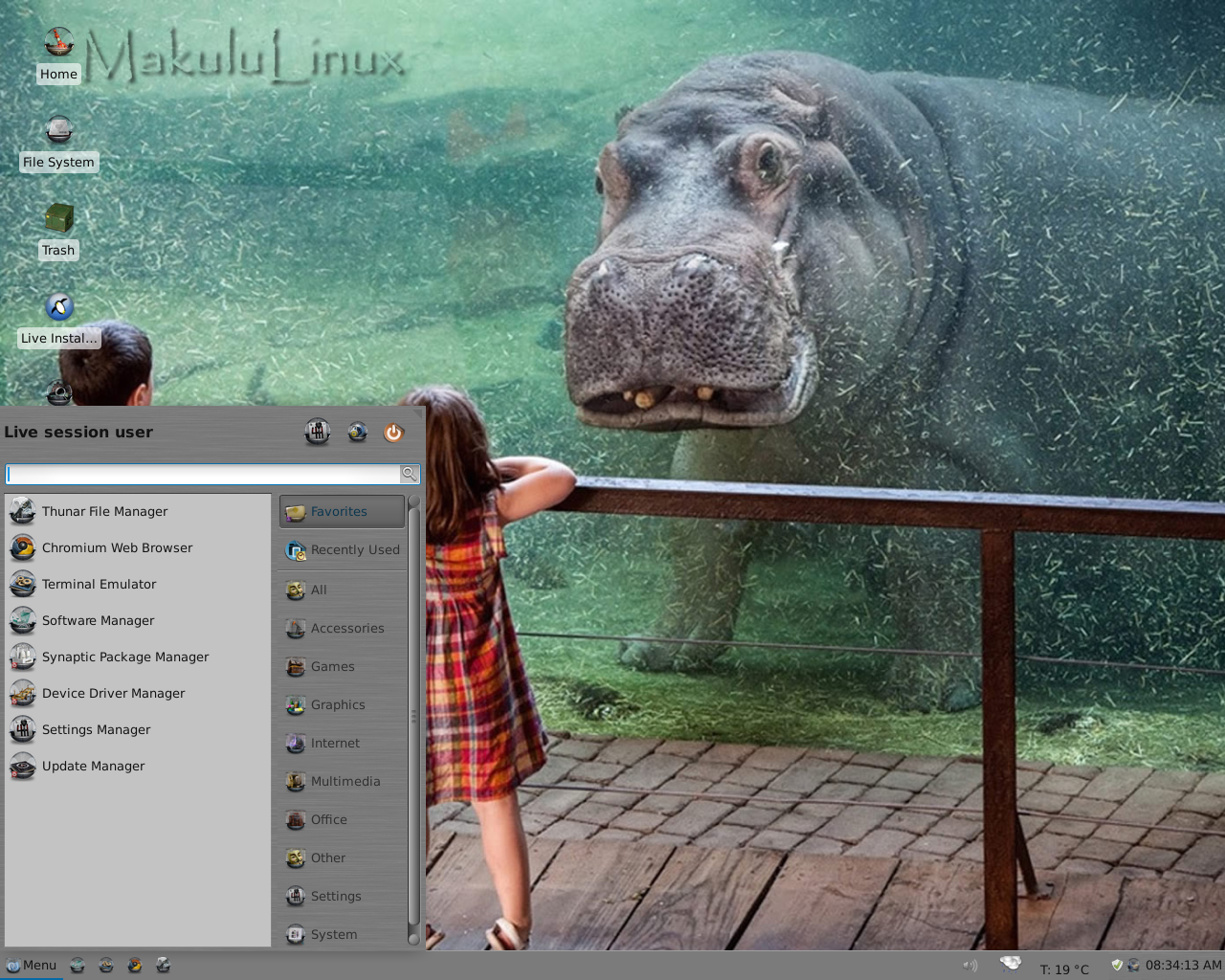 MakuluLinux desktop screenshot: 4.0