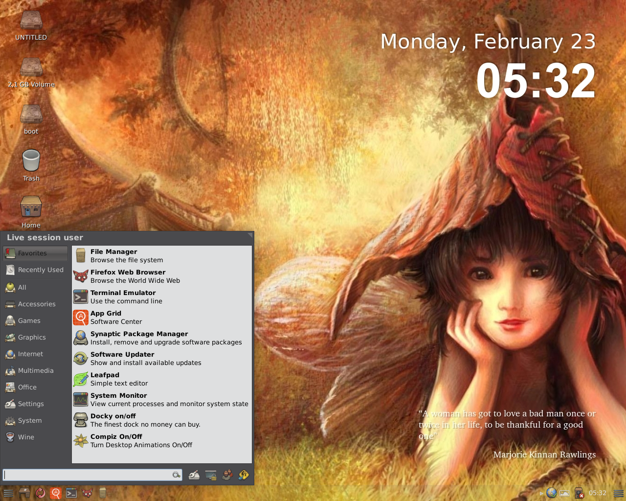MakuluLinux desktop screenshot: 7