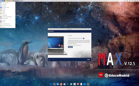 MAX desktop screenshot: Distribution overview