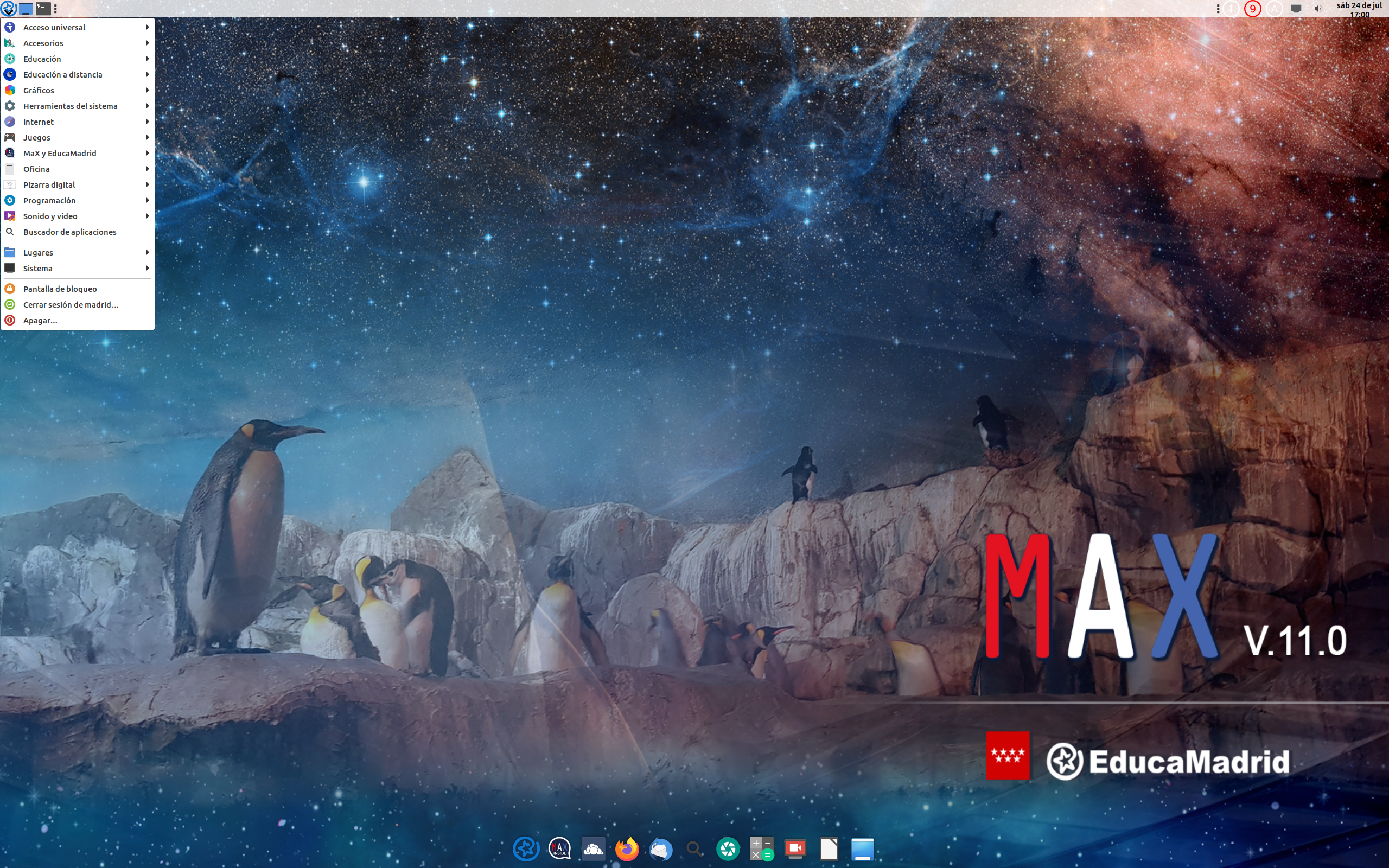 MAX desktop screenshot: 11.0