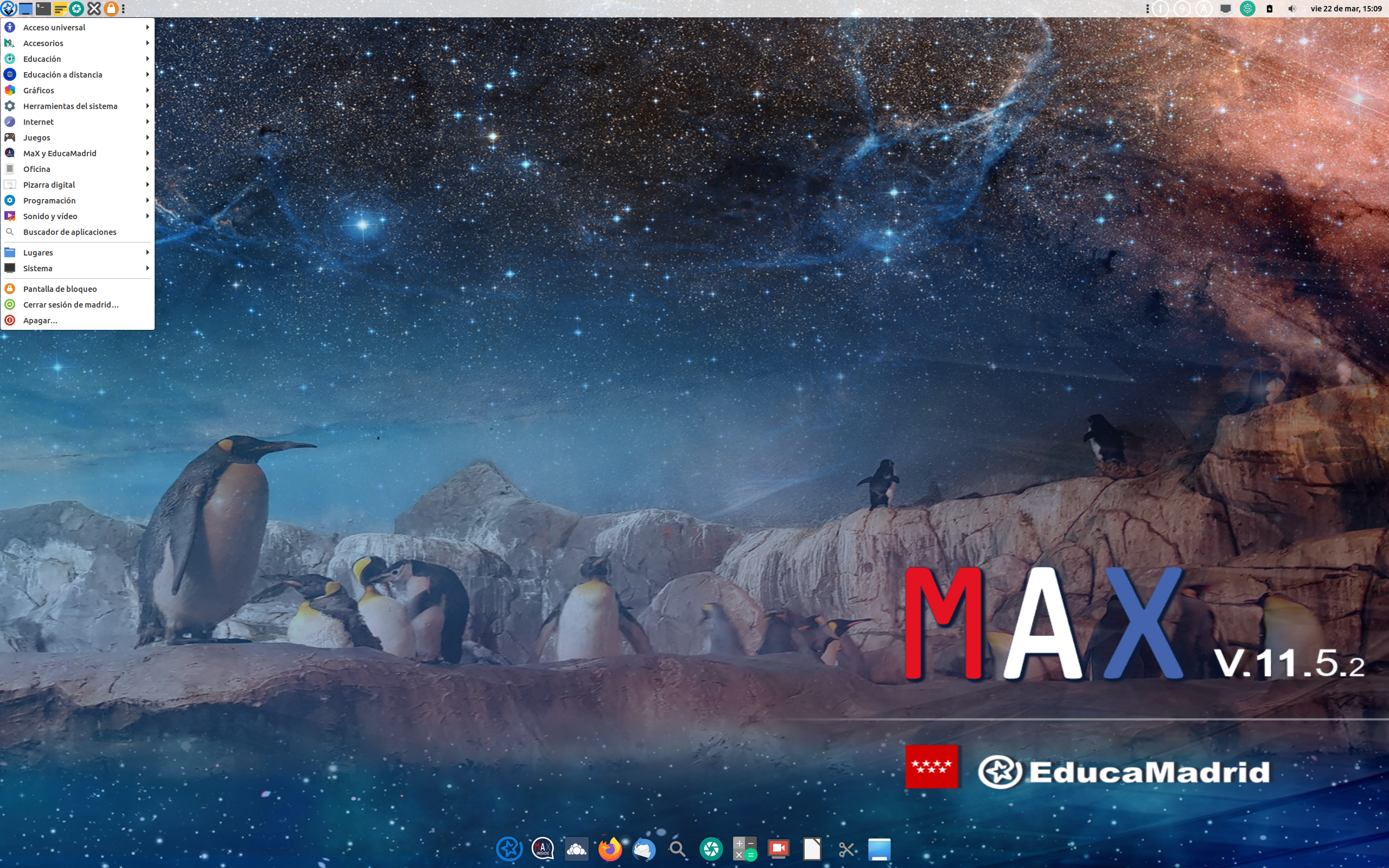 MAX desktop screenshot: 11.5.2