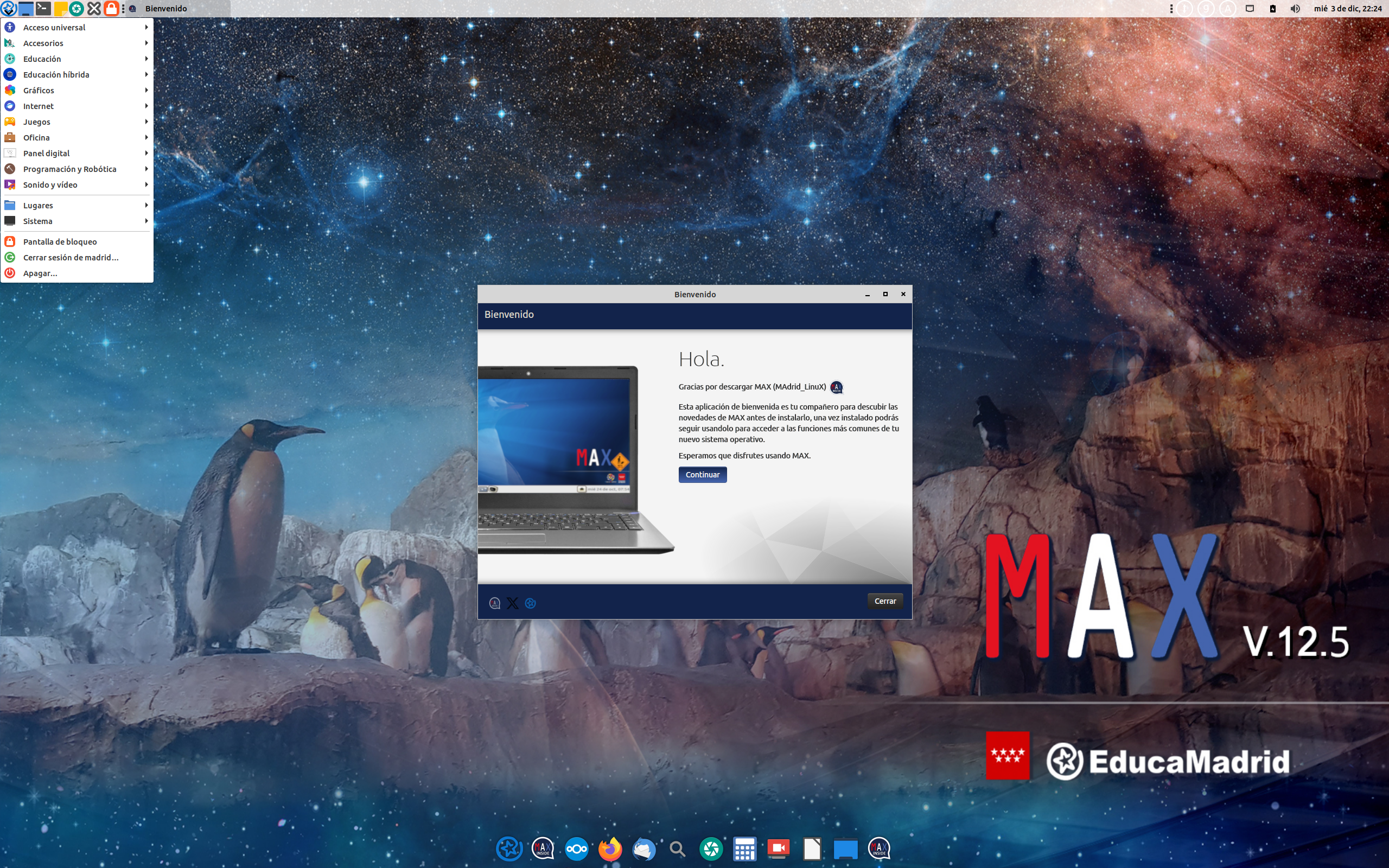 MAX desktop screenshot: 12.5 20251115