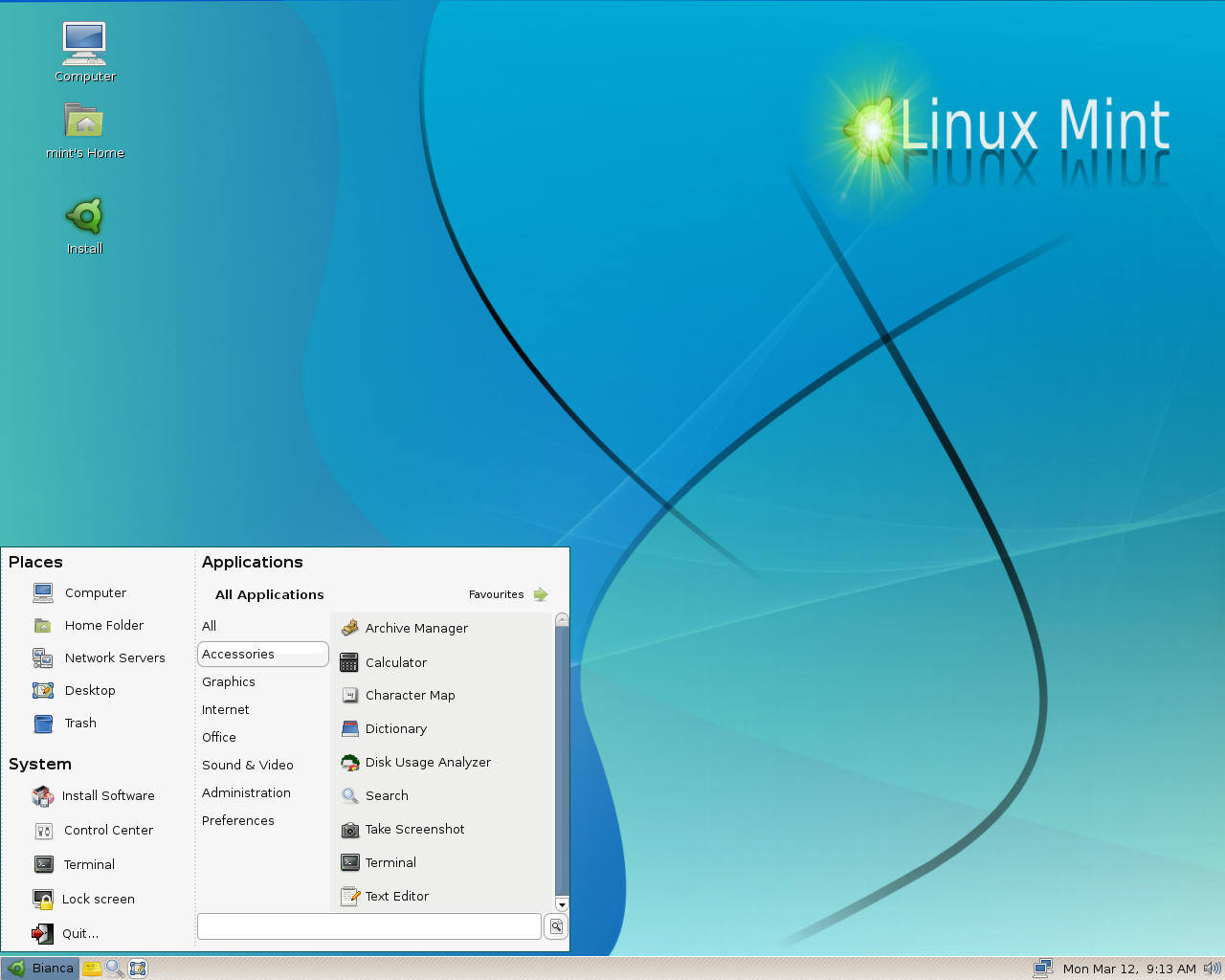 Linux Mint desktop screenshot: 2.2
