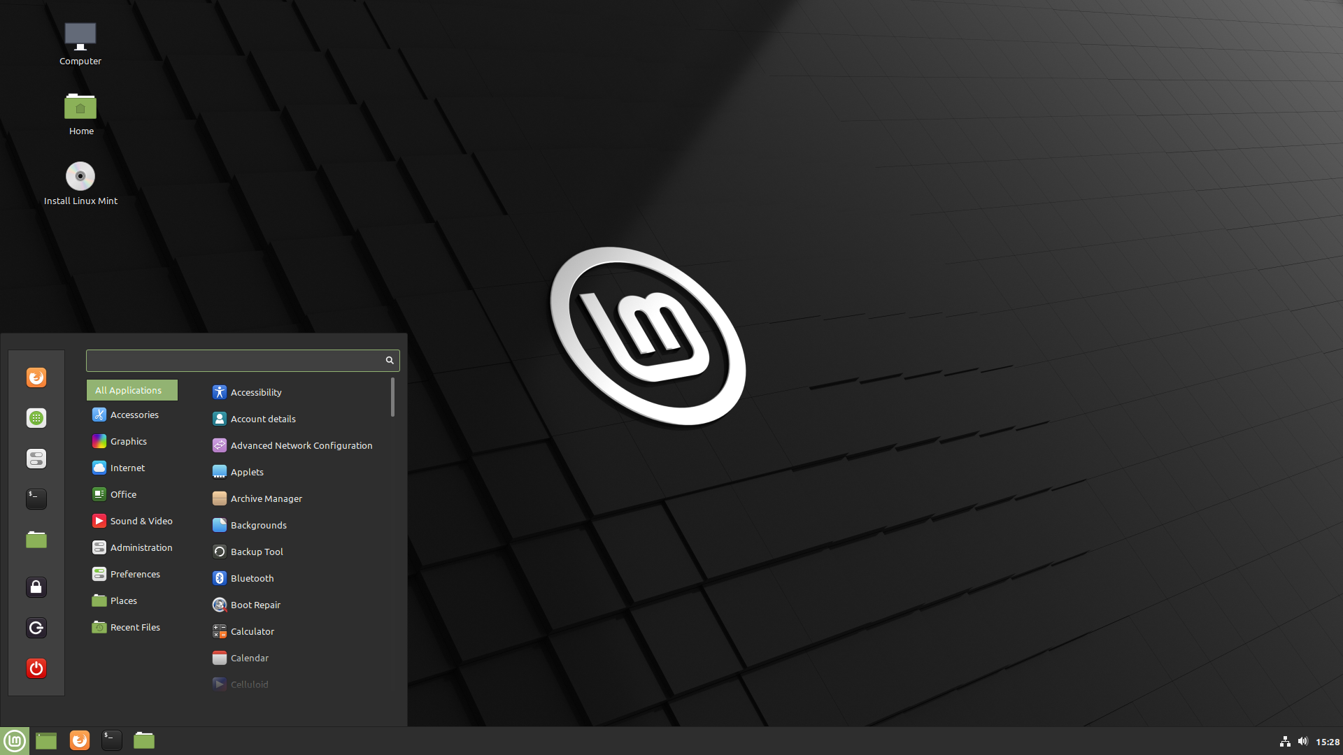 Linux Mint desktop screenshot: 20