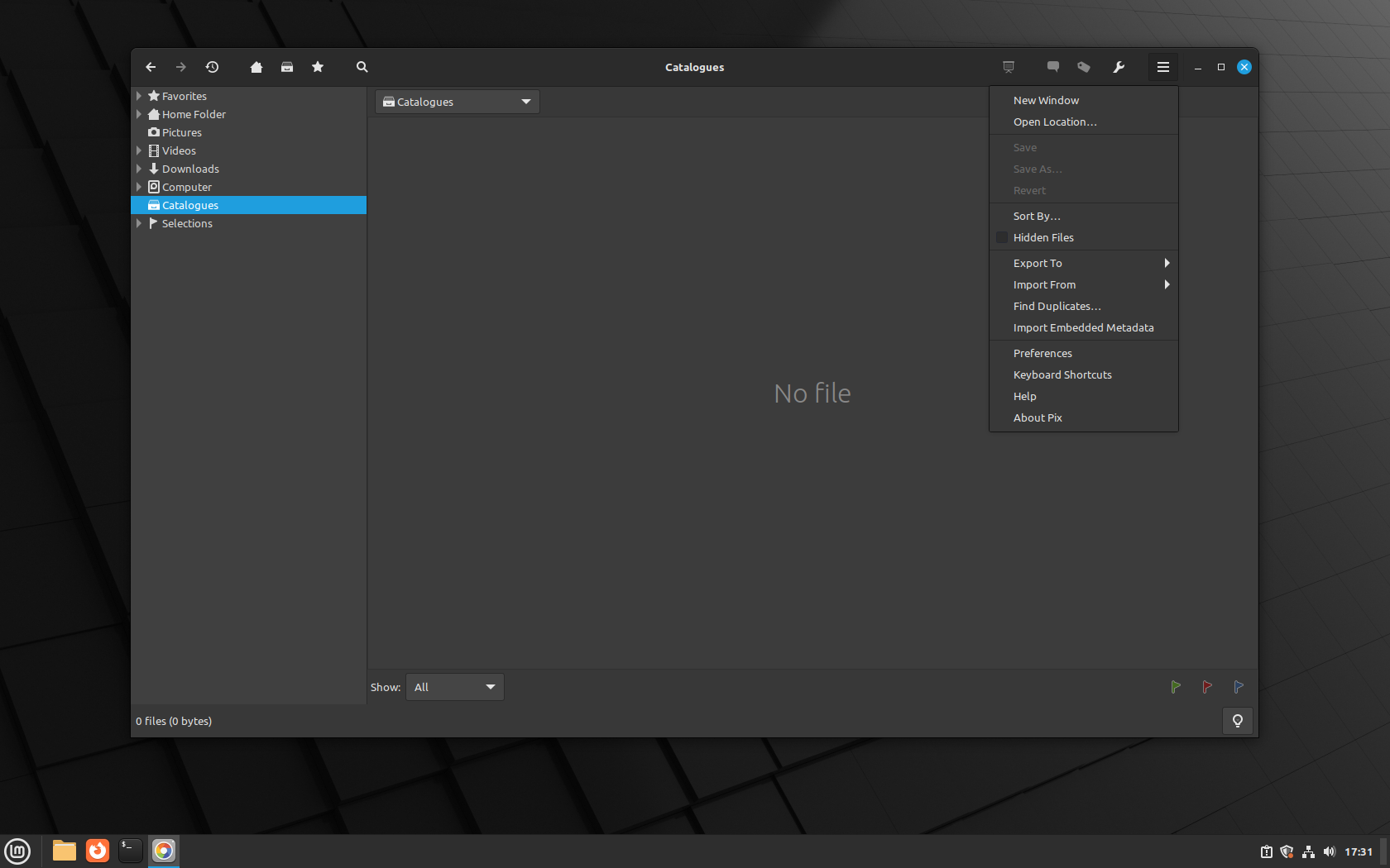 Linux Mint desktop screenshot: 21.2 pix