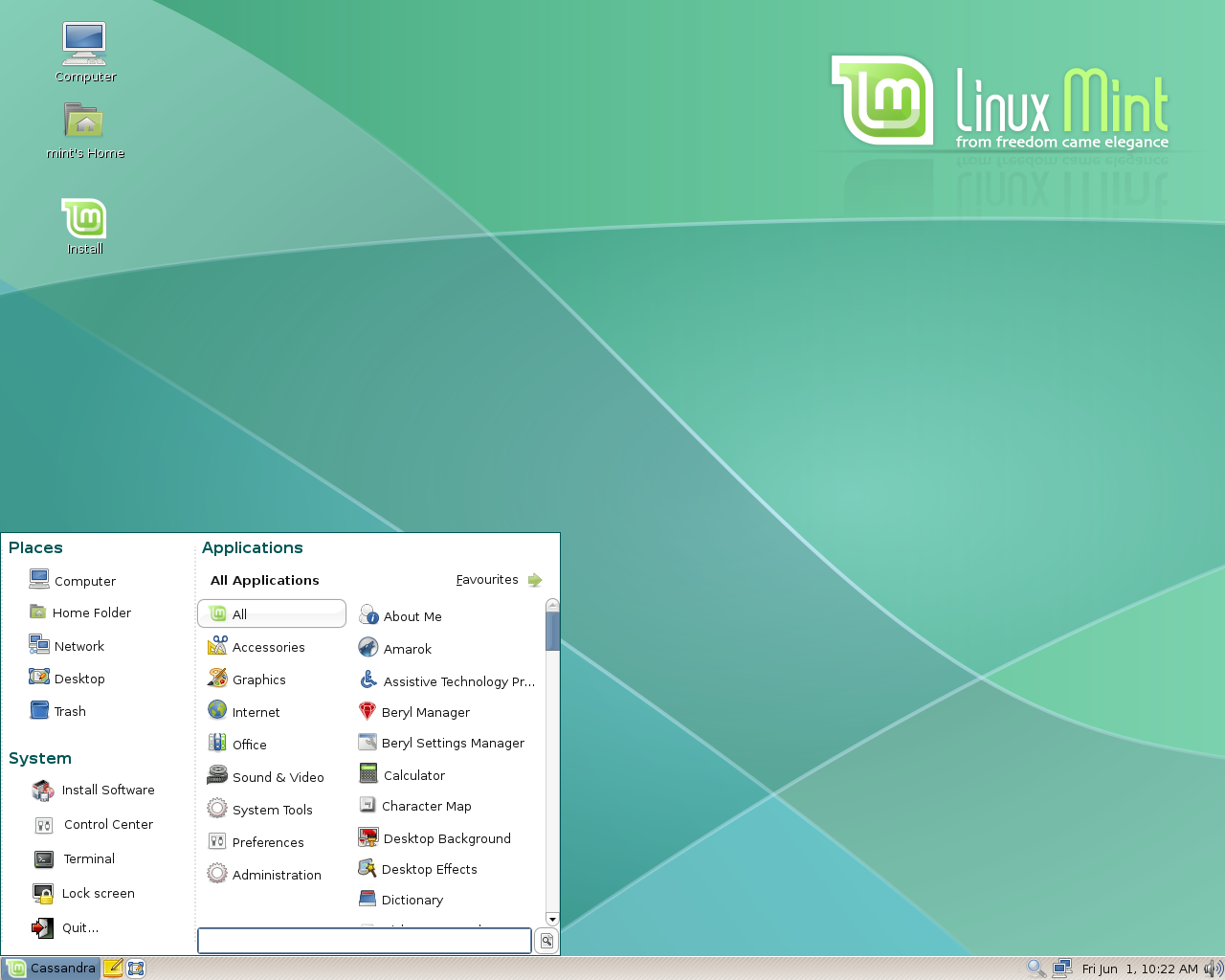 Linux Mint desktop screenshot: 3.0