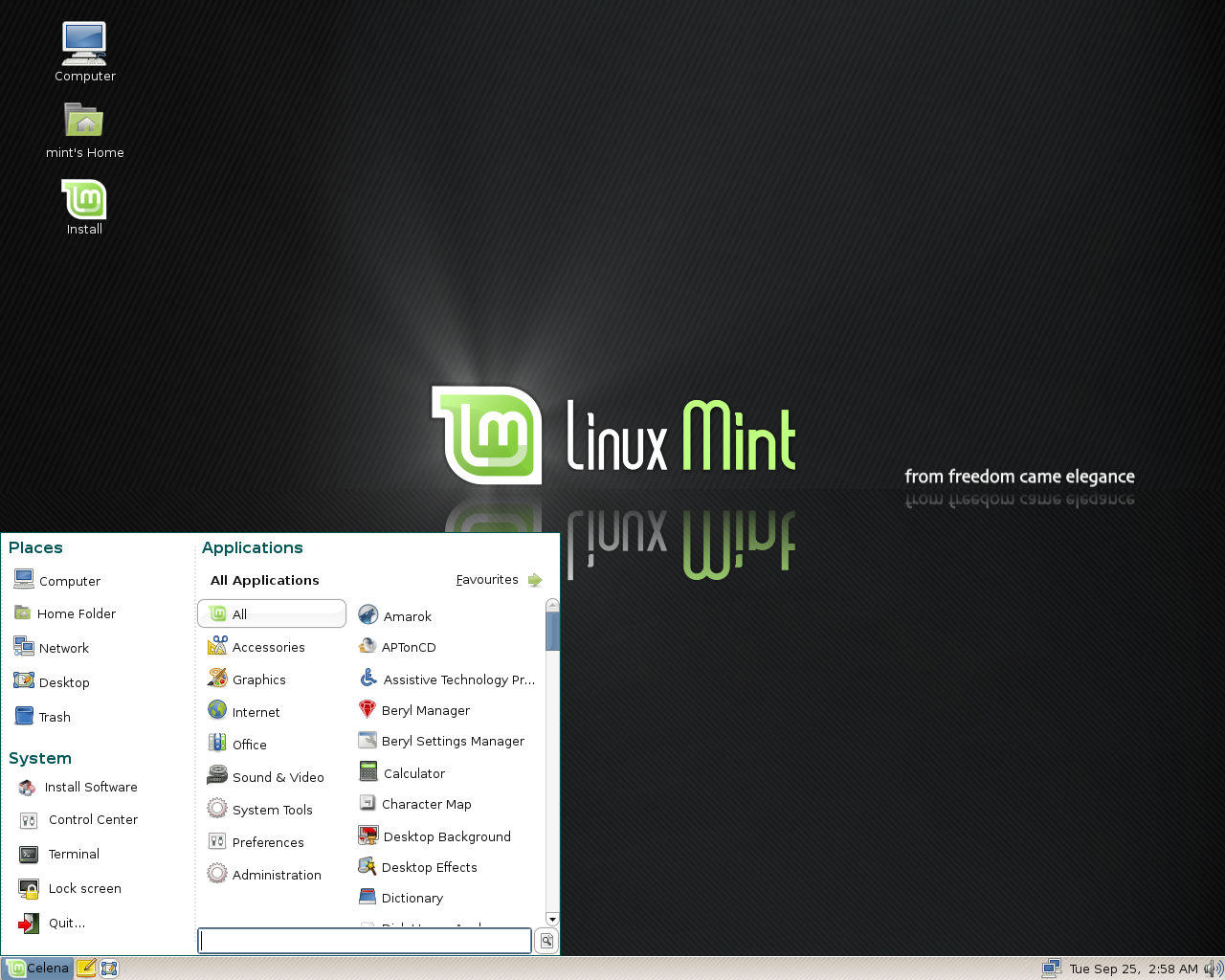 Linux Mint desktop screenshot: 3.1