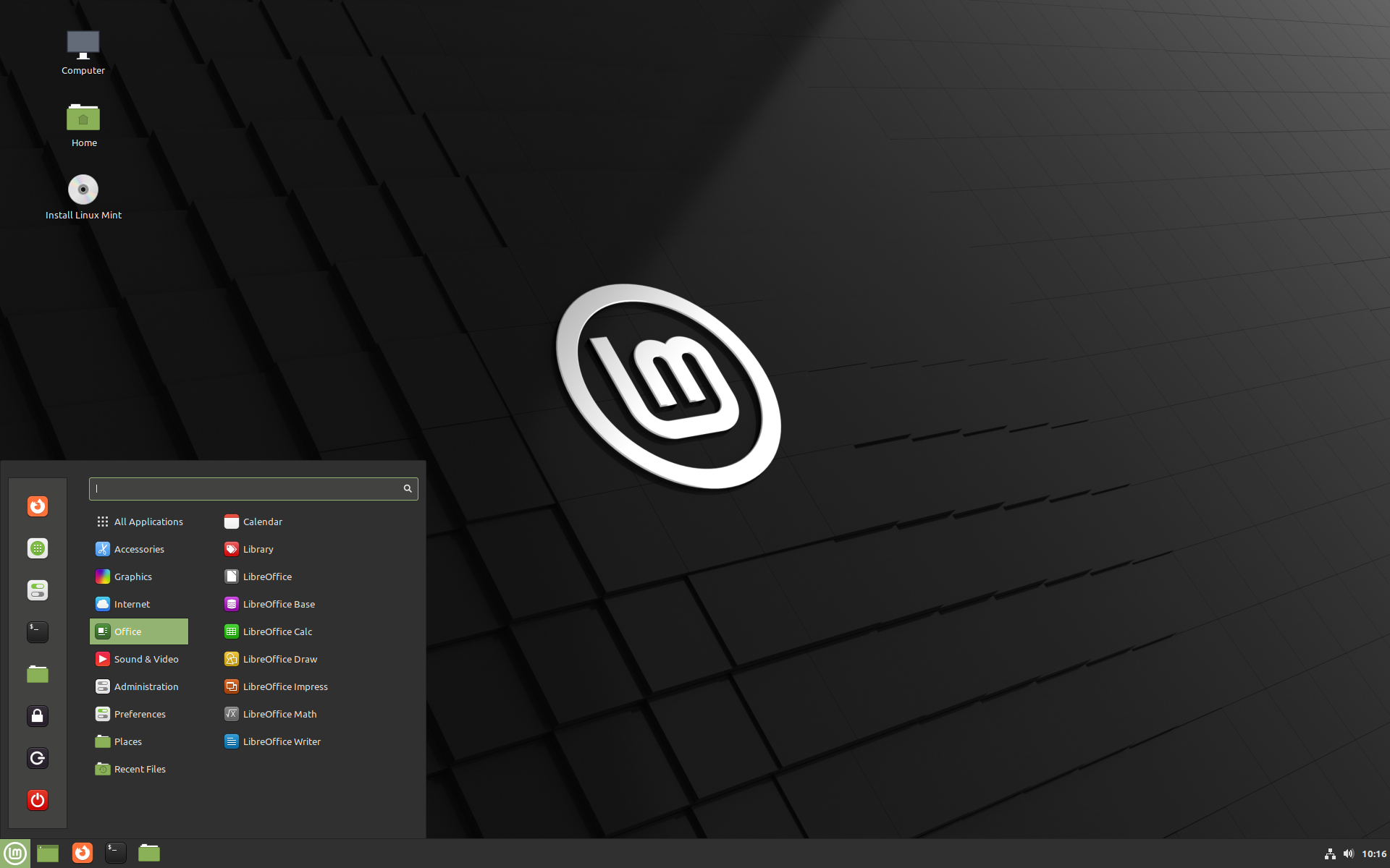 Linux Mint desktop screenshot: 5 lmde