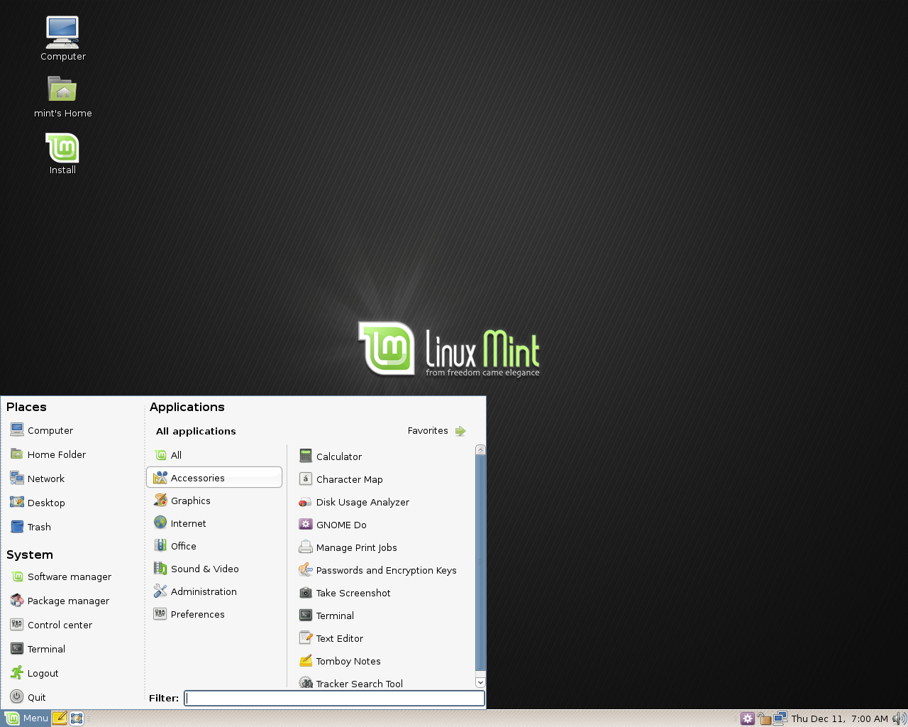 Linux Mint desktop screenshot: 6