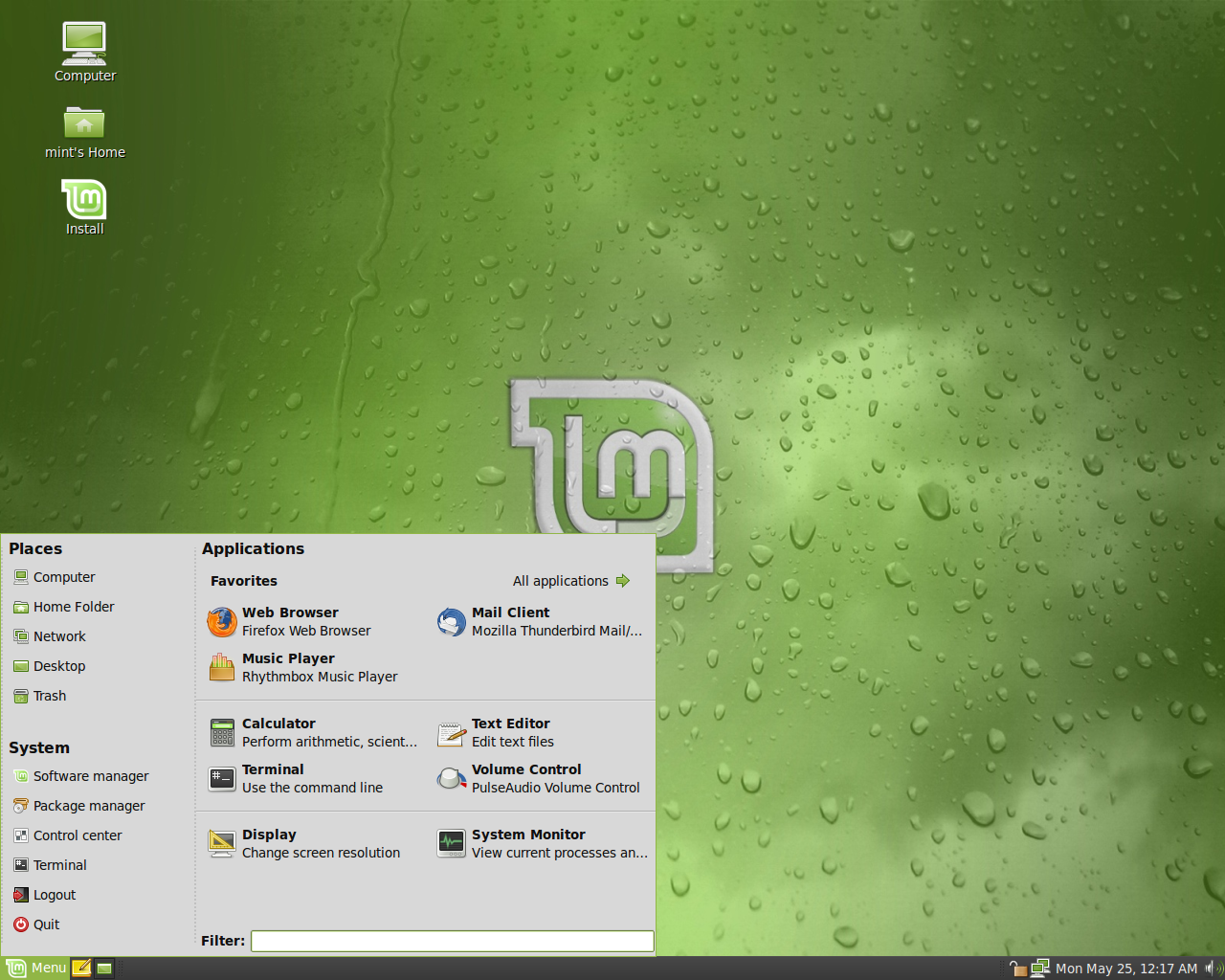 Linux Mint desktop screenshot: 7