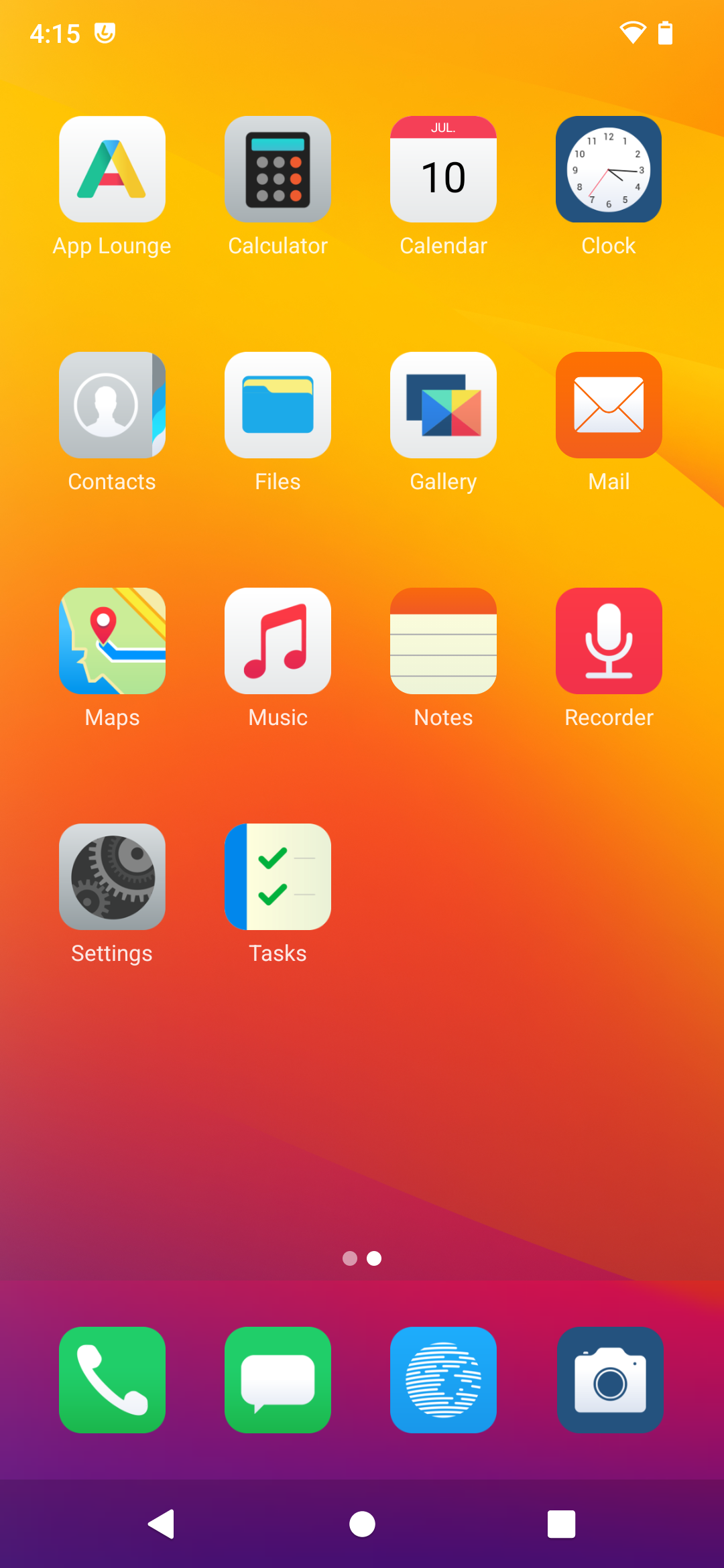 Murena desktop screenshot: 1.12 bliss