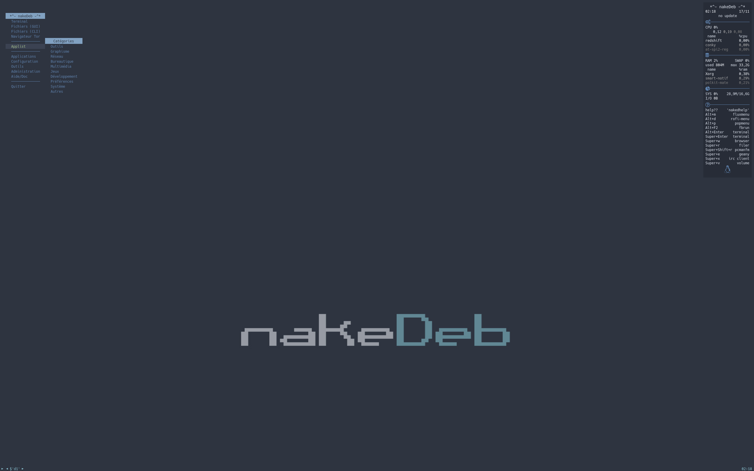nakeDeb desktop screenshot: 1.6