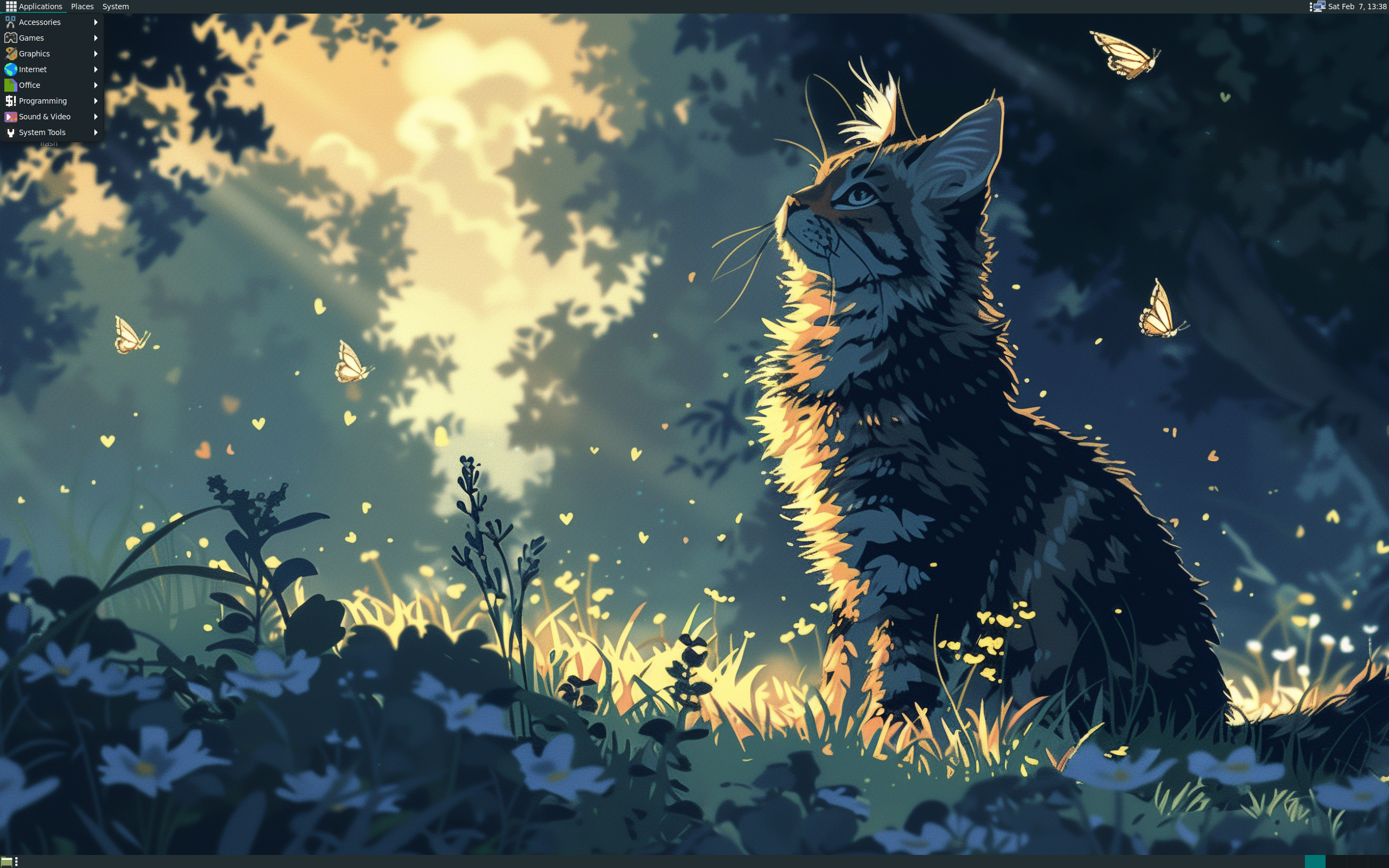Neko-Void desktop screenshot: alpha1