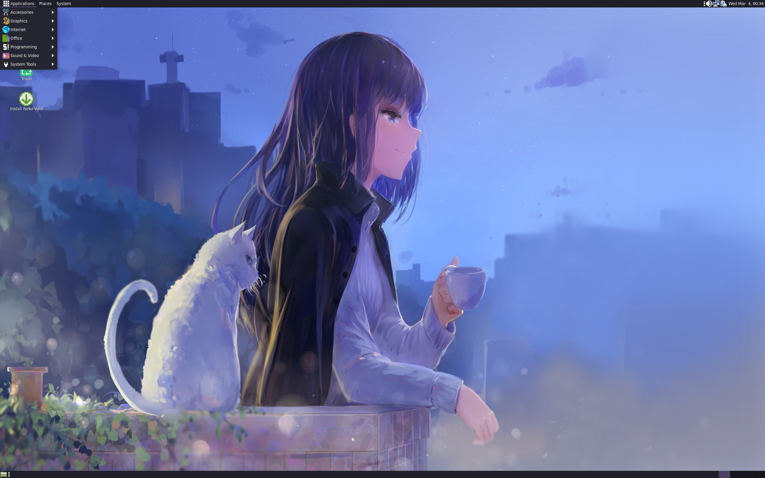 Neko-Void desktop screenshot: beta3