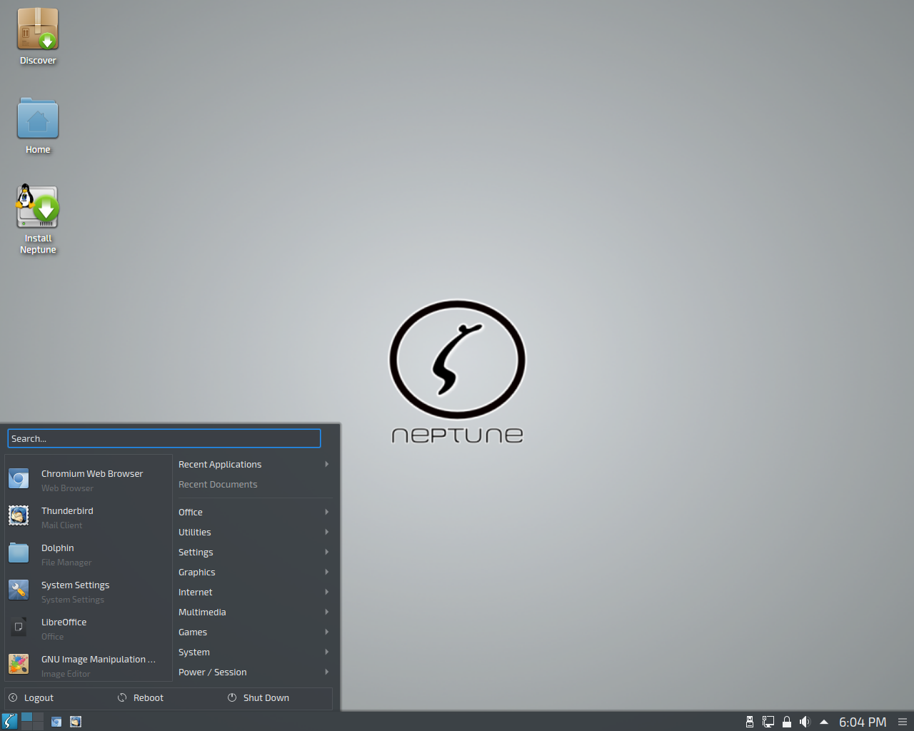 Neptune desktop screenshot: 5.0