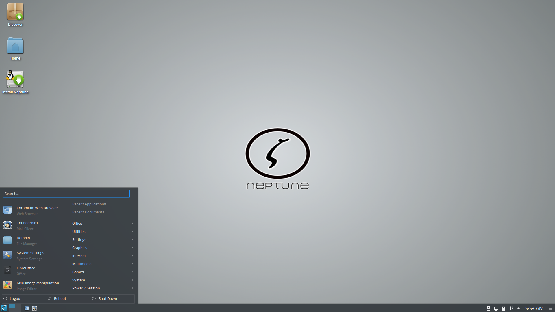 Neptune desktop screenshot: 5.6
