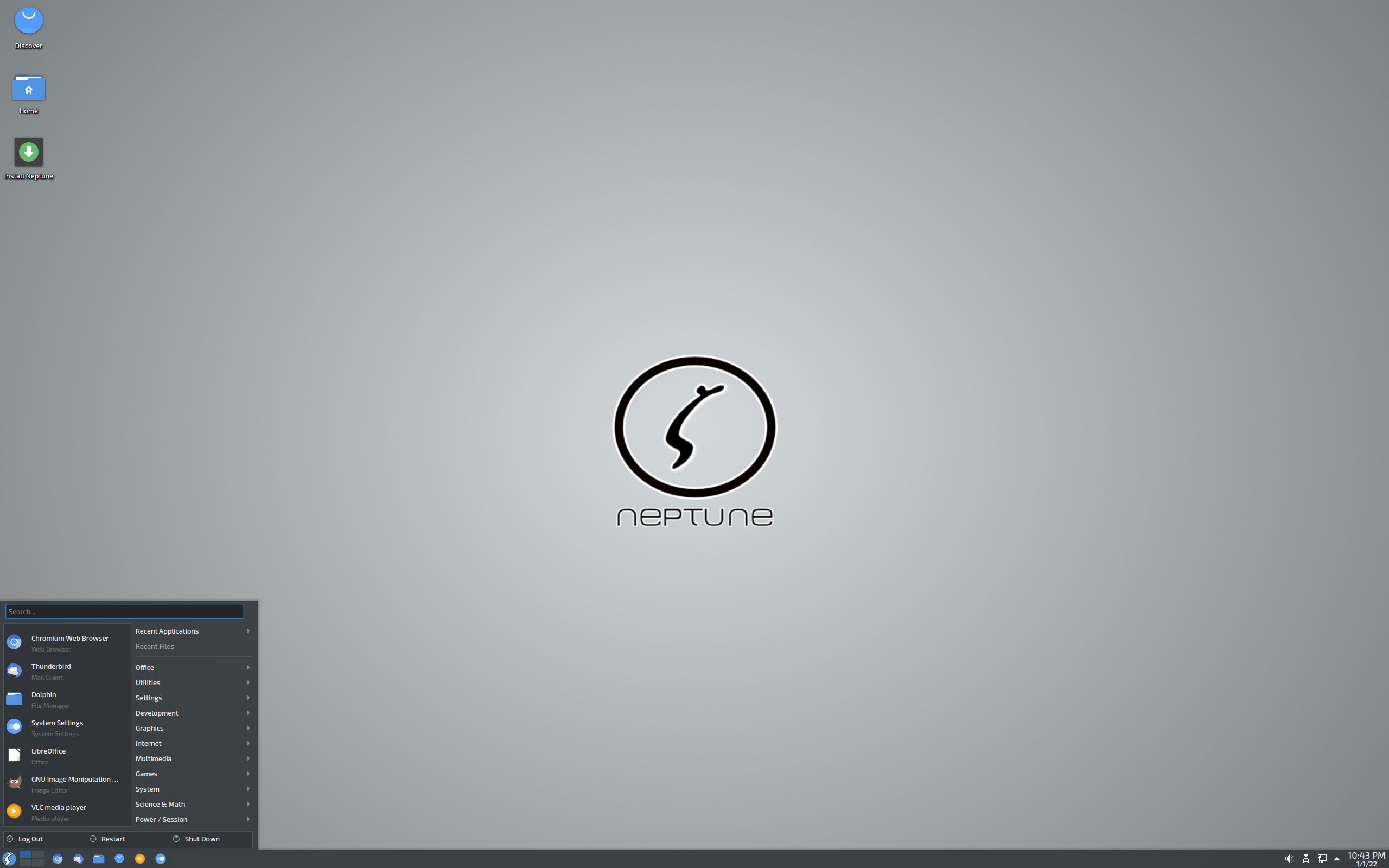 Neptune desktop screenshot: 7.0