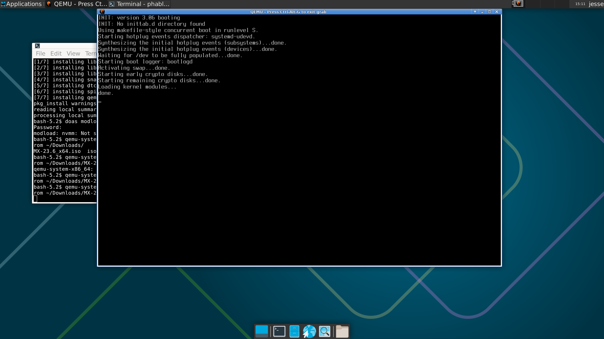 NetBSD desktop screenshot: 10.1 qemu