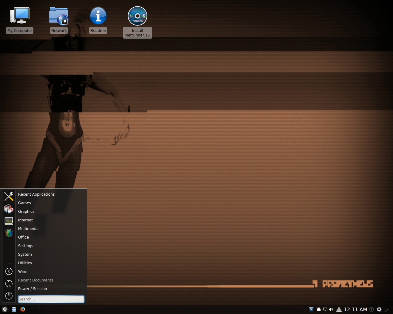 Netrunner desktop screenshot: 15