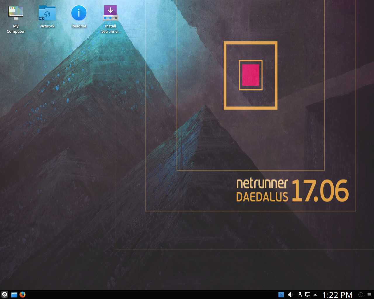 Netrunner desktop screenshot: 17.06
