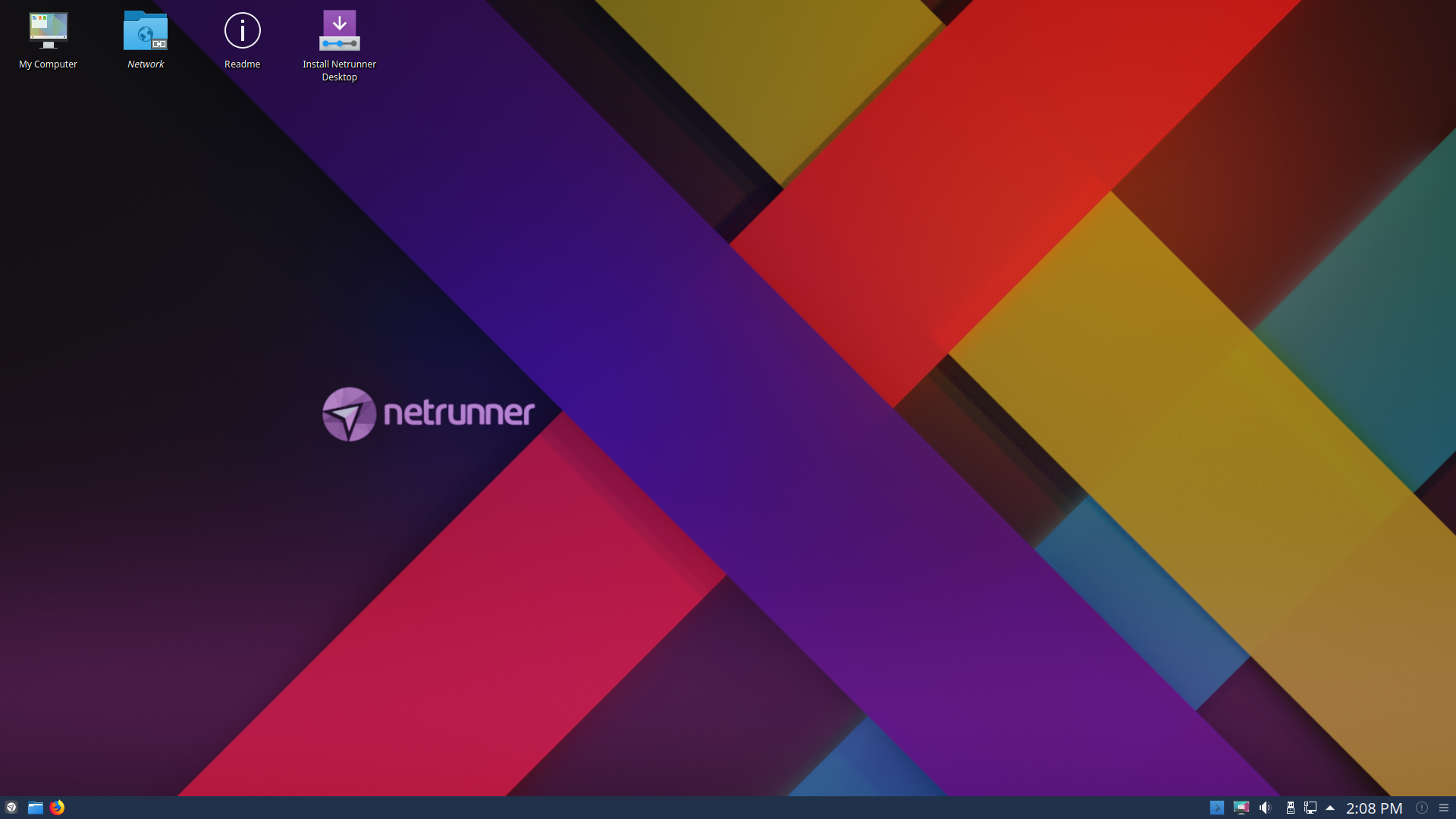 Netrunner desktop screenshot: 20.01
