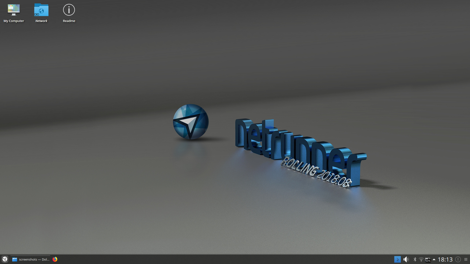 Netrunner desktop screenshot: 2018.08