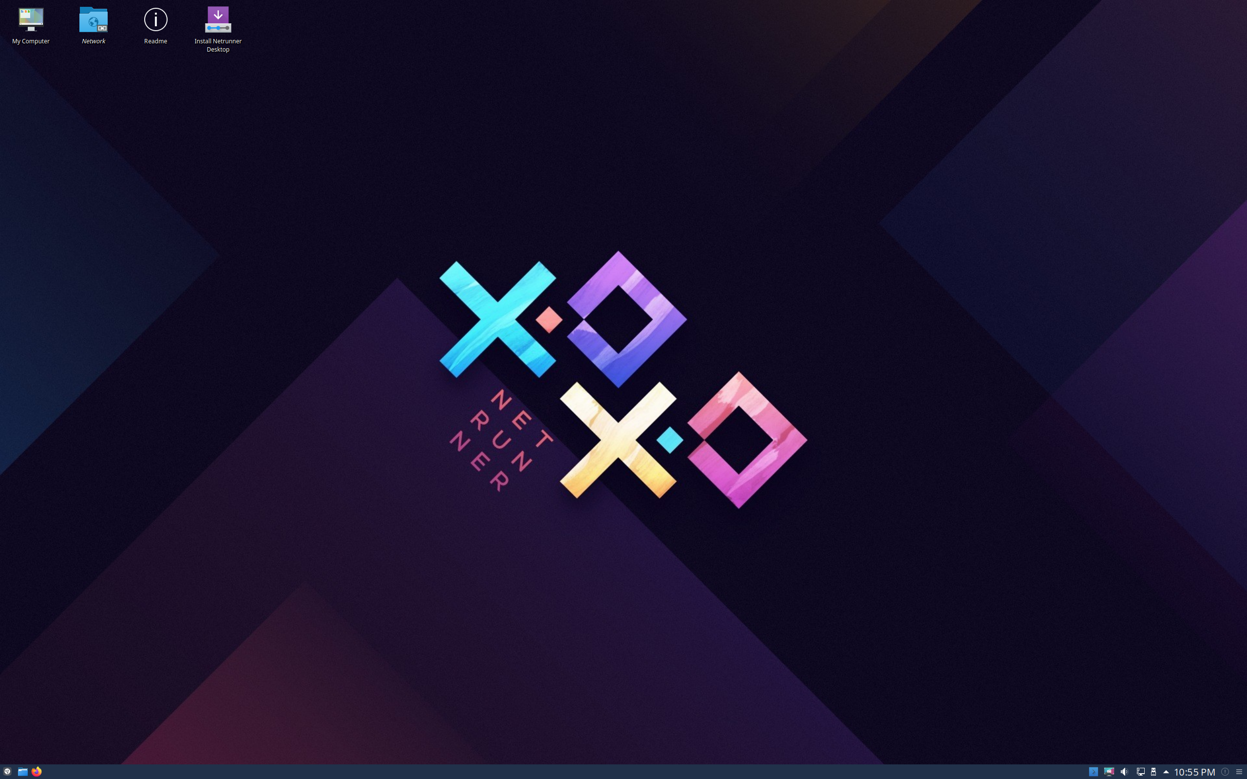 Netrunner desktop screenshot: 21.01