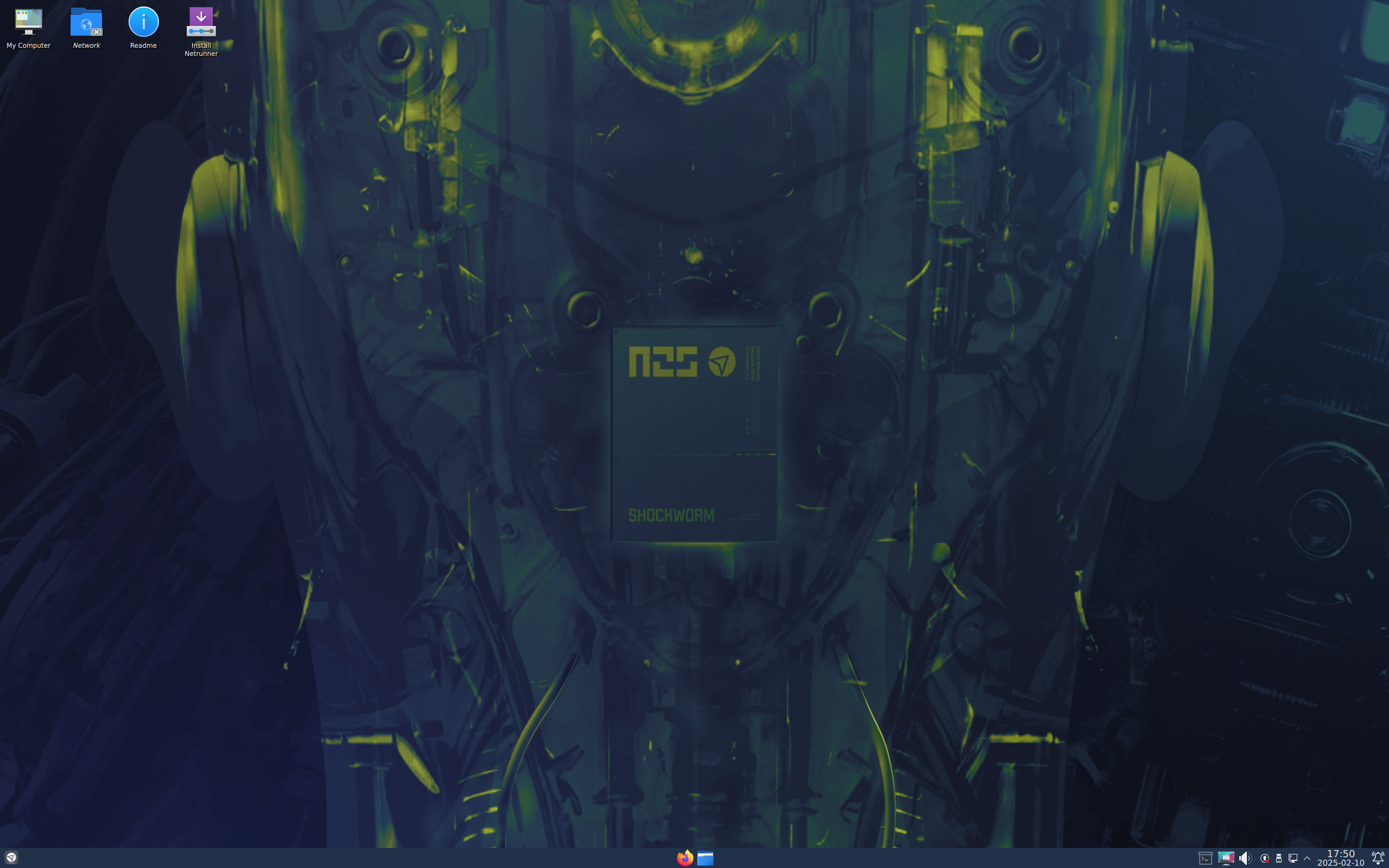 Netrunner desktop screenshot: 25