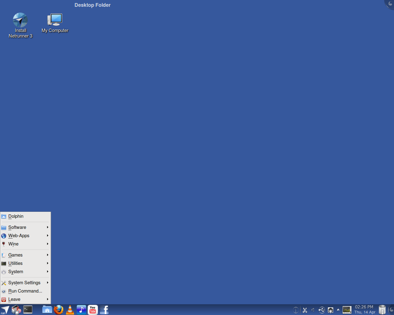 Netrunner desktop screenshot: 3