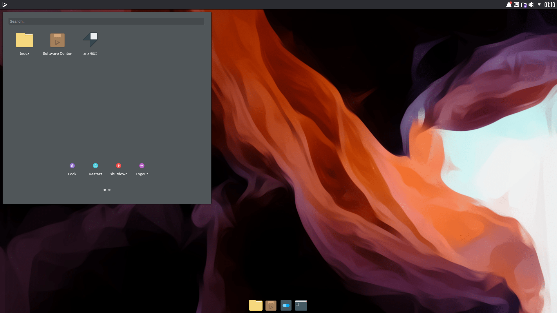 Nitrux desktop screenshot: 1.1.2