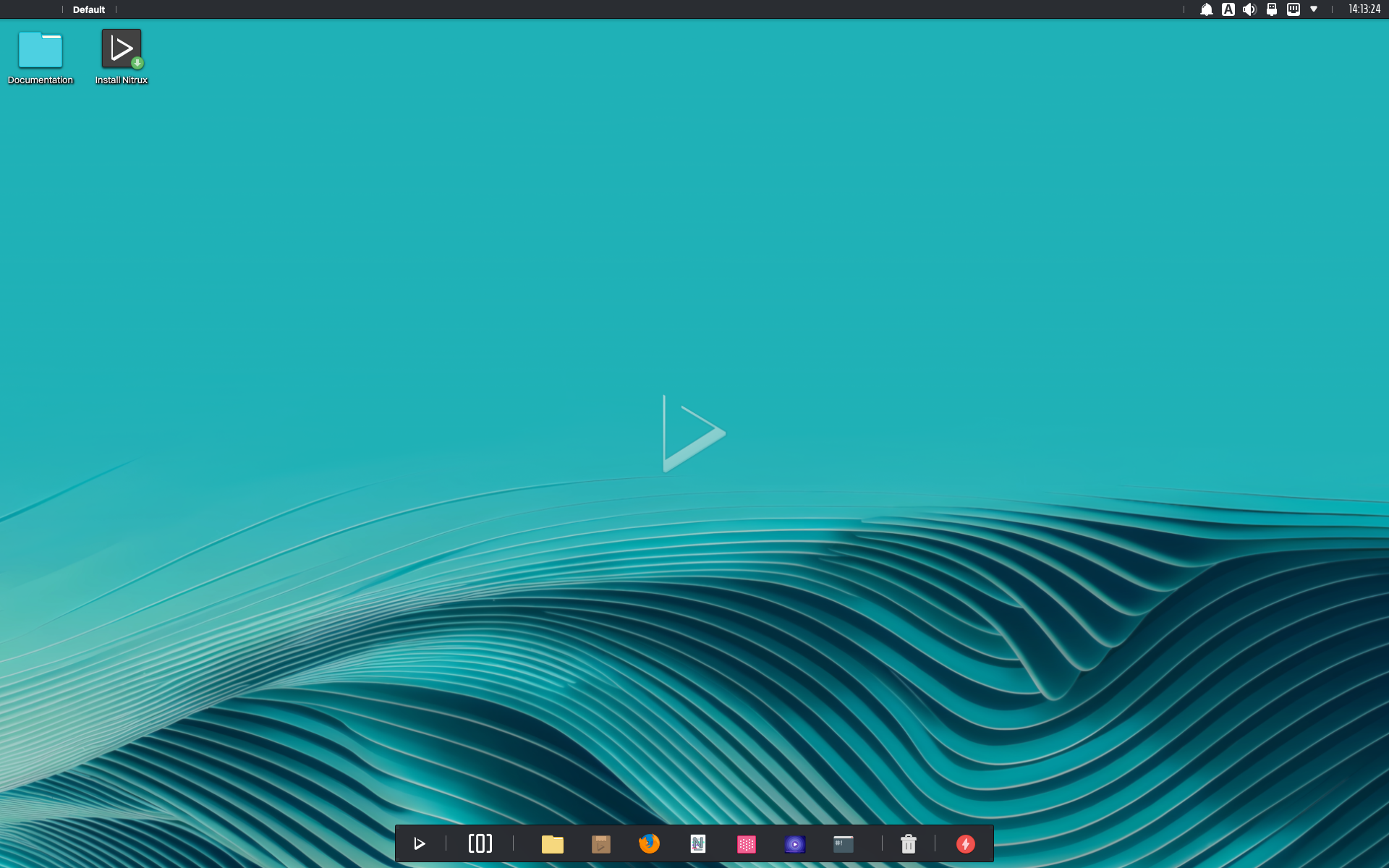 Nitrux desktop screenshot: e3ba3c69