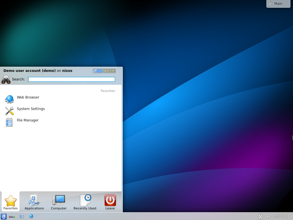 NixOS desktop screenshot: 13.10