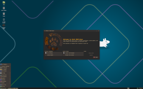Noid desktop screenshot: Distribution overview
