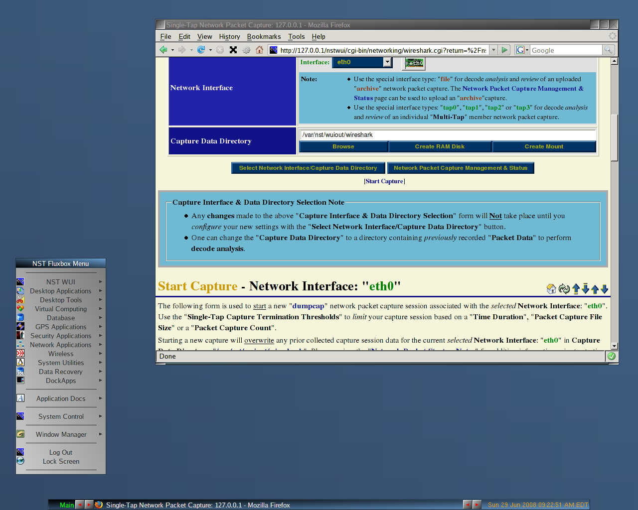 NST desktop screenshot: 1.8.0