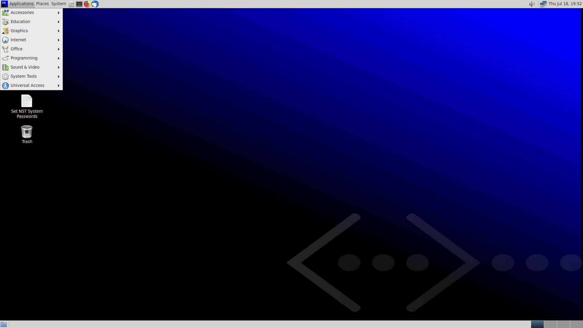 NST desktop screenshot: 30