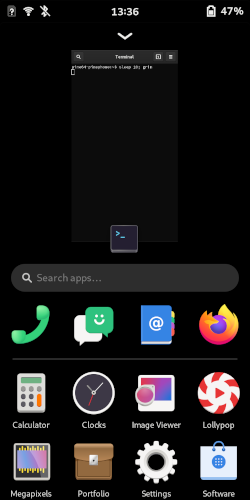 Nura desktop screenshot: 21.12 home resized