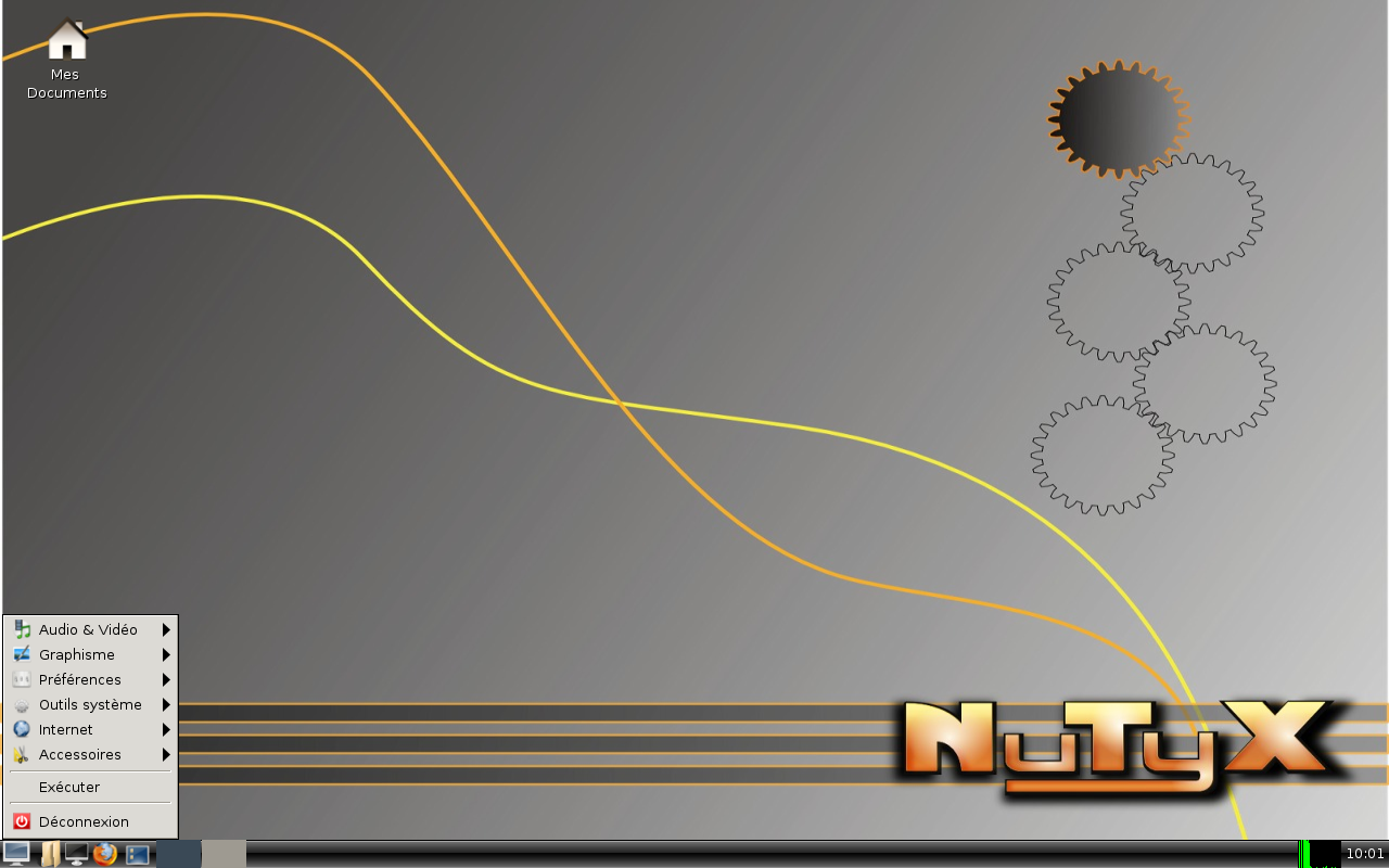NuTyX desktop screenshot: 2008