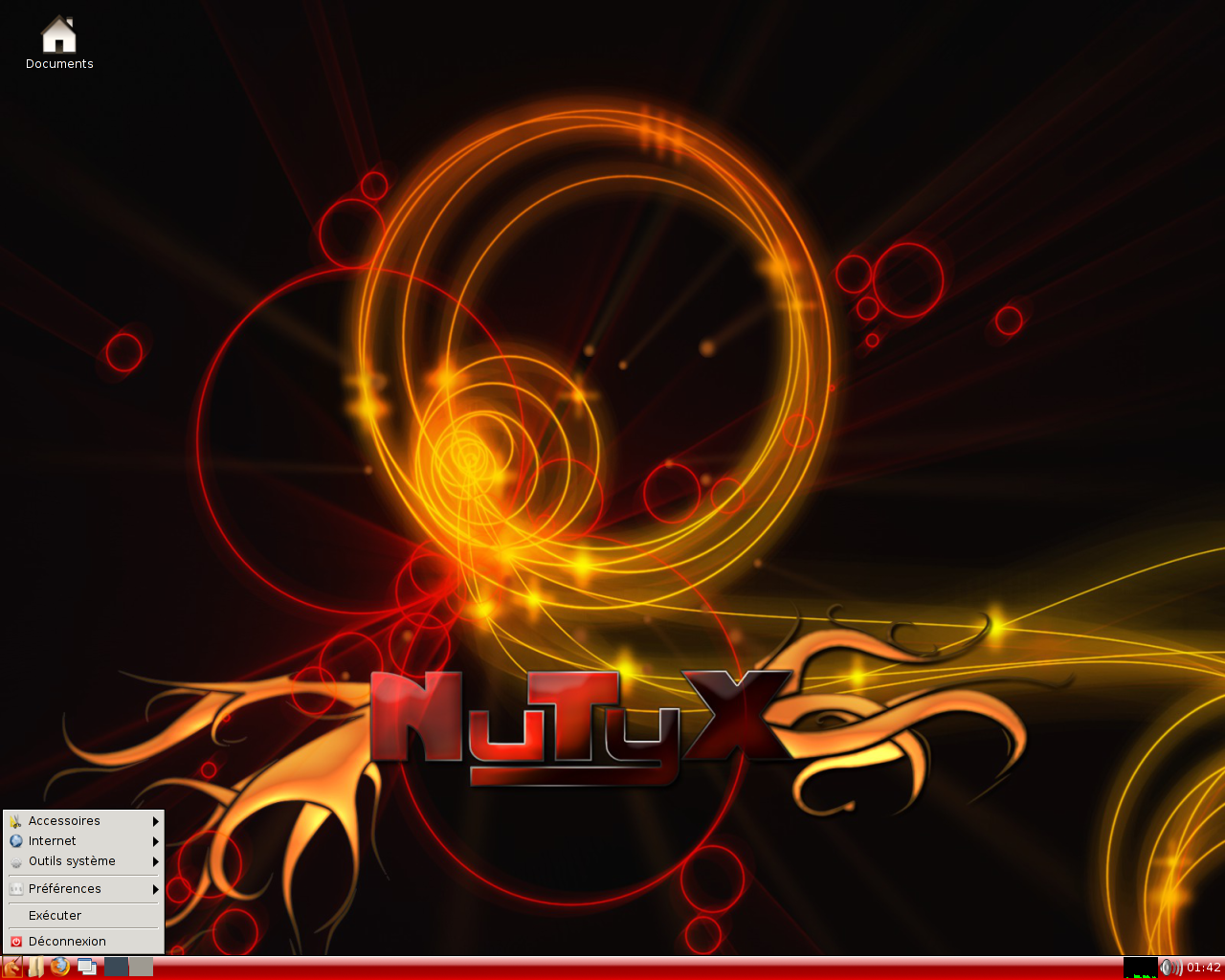 NuTyX desktop screenshot: 2009.3