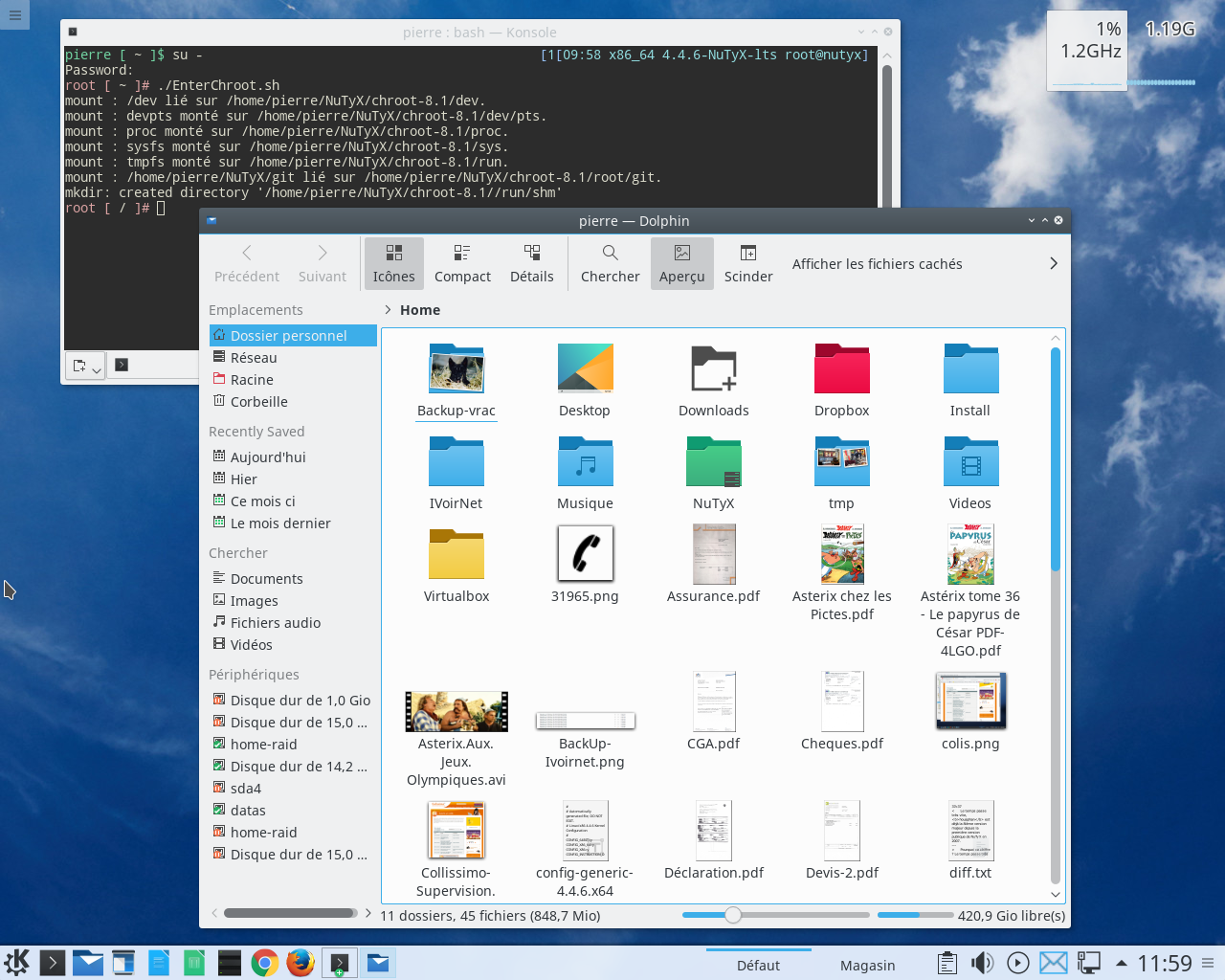 NuTyX desktop screenshot: 8.1