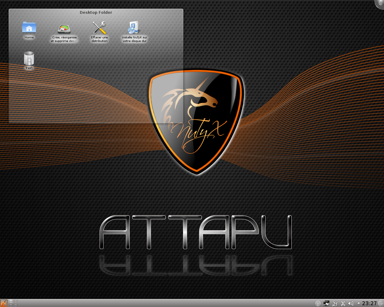 NuTyX desktop screenshot: attapu