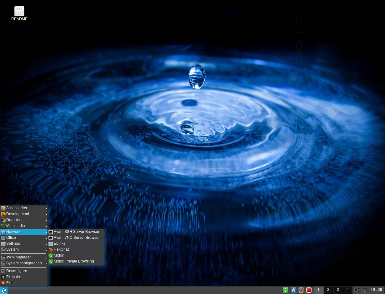 Obarun desktop screenshot: 2018.05