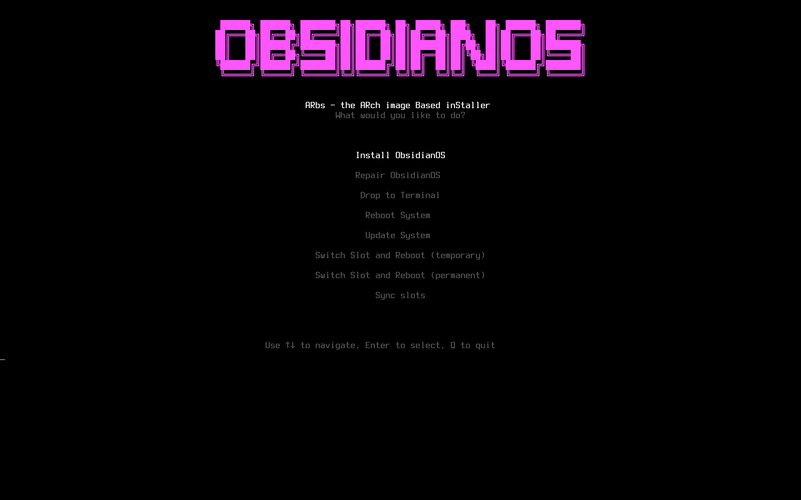 ObsidianOS desktop screenshot: 2025.10.11