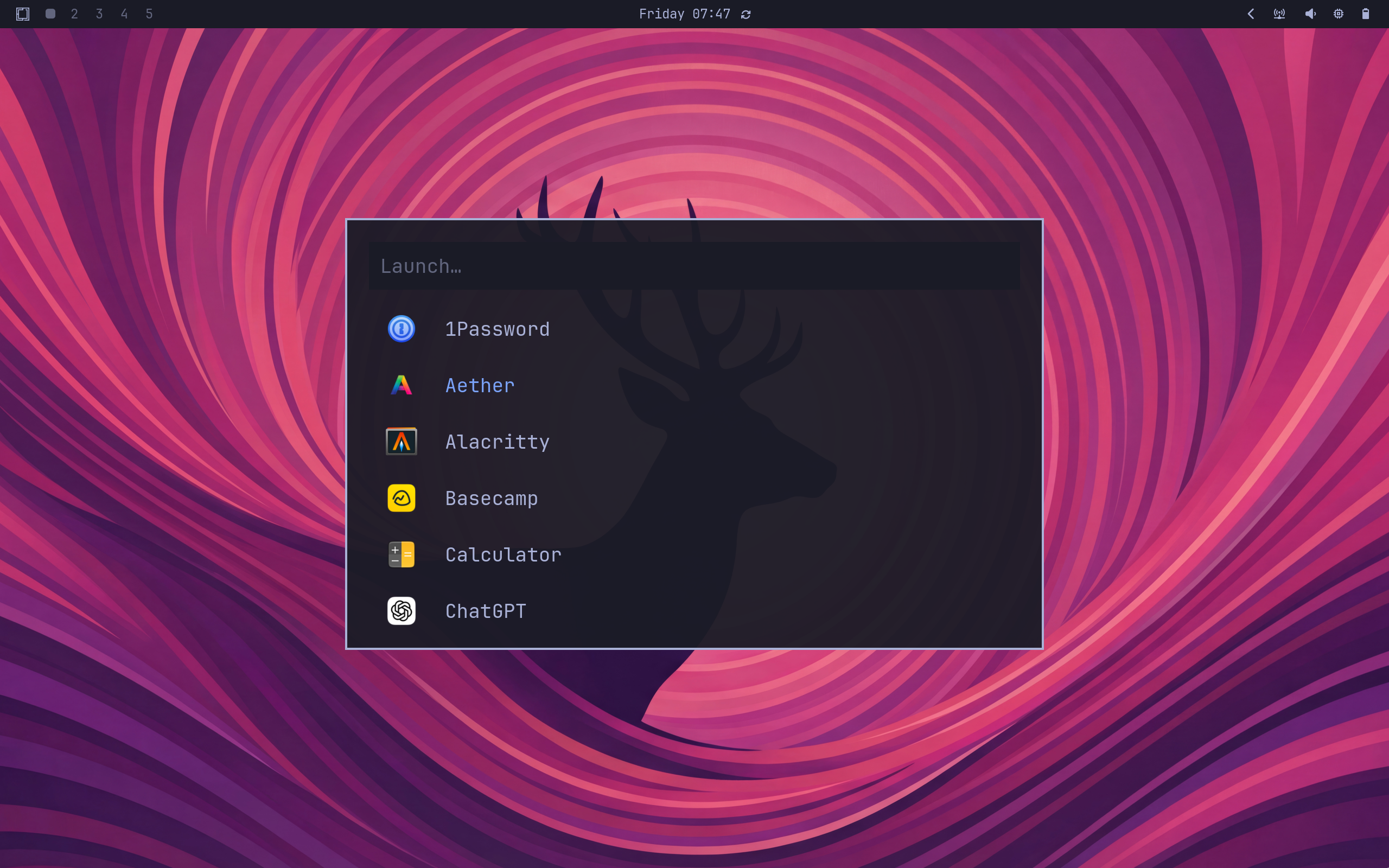 Omarchy desktop screenshot: 3.4.0