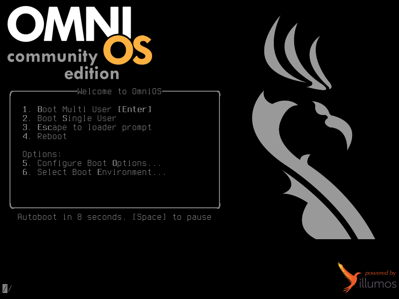 OmniOS desktop screenshot: r151054