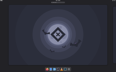 OnixOS desktop screenshot: Distribution overview