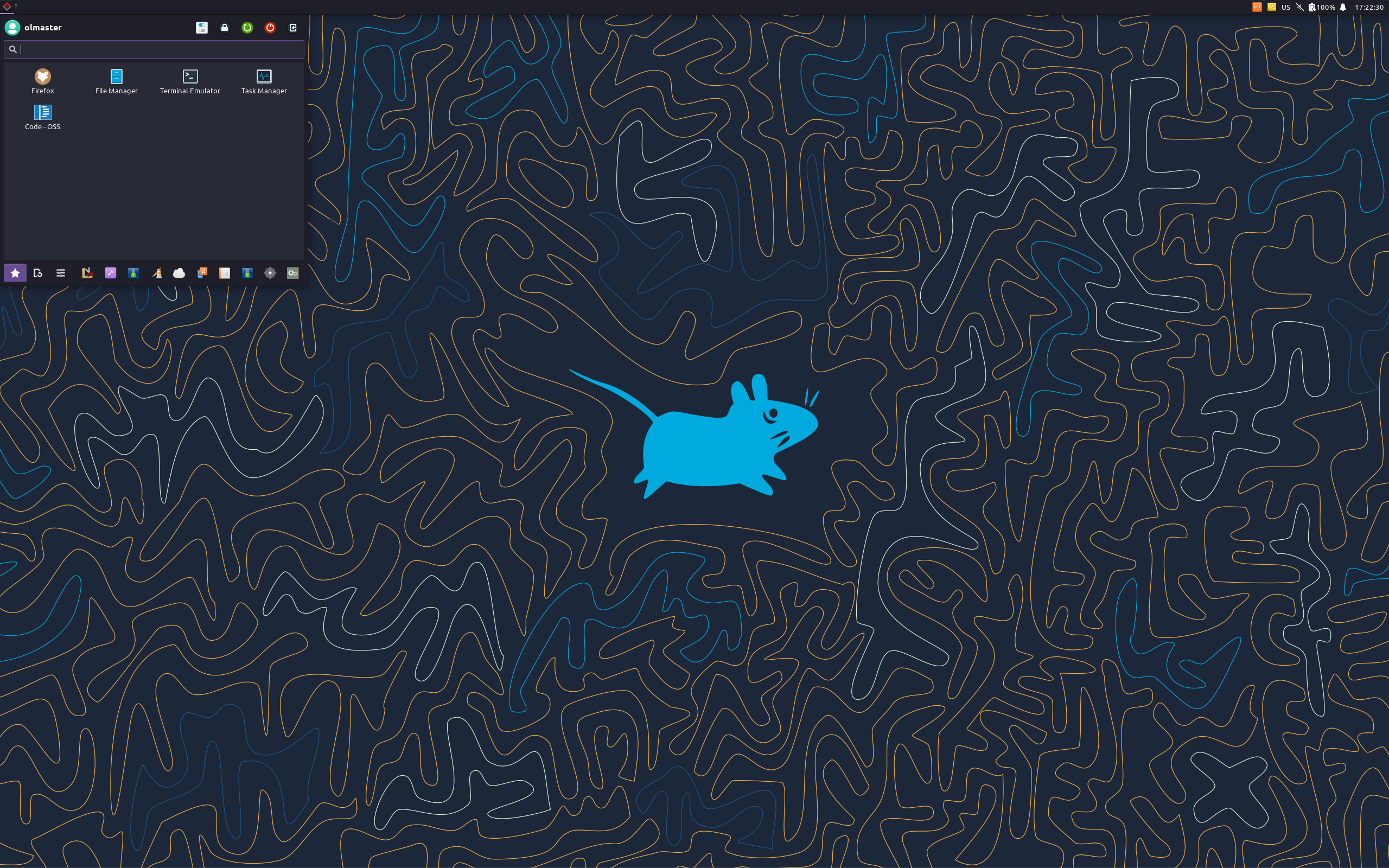 OnixOS desktop screenshot: 250320