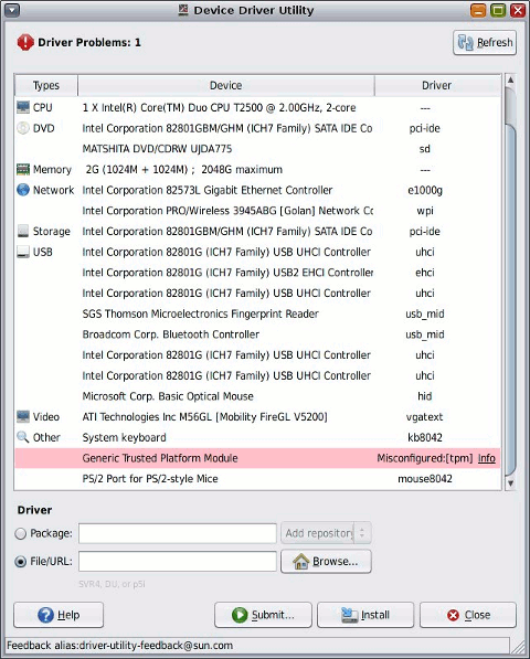 OpenIndiana desktop screenshot: 148 drivers