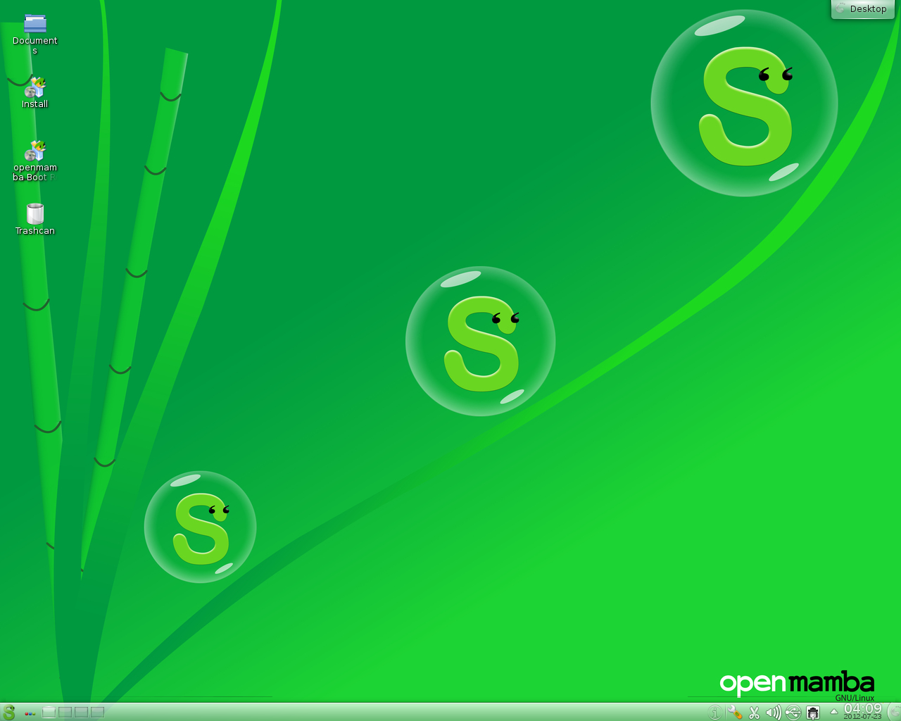 openmamba desktop screenshot: 2.0.10.1